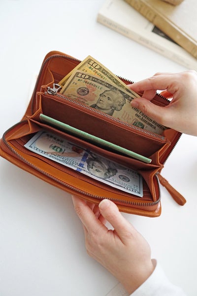 genten ゲンテン GOAT BASIC（ゴートベーシック） 小銭入れ付き長財布（ラウンドファスナー式） 44360（44350）（43260）