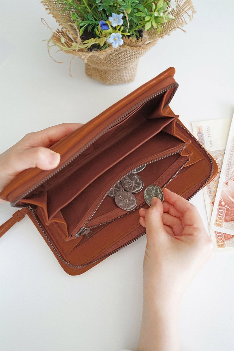 genten ゲンテン GOAT BASIC（ゴートベーシック） 小銭入れ付き長財布（ラウンドファスナー式） 44360（44350）（43260）