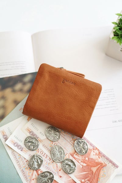 genten ゲンテン GOAT BASIC（ゴートベーシック） 小銭入れ付き二つ折り財布 43265