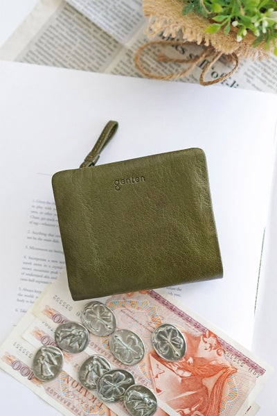 genten ゲンテン GOAT BASIC（ゴートベーシック） 小銭入れ付き二つ折り財布 43265