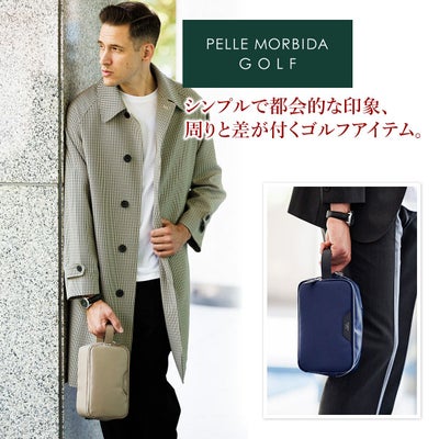 PELLE MORBIDA ペッレモルビダ Golf ゴルフ ポーチ PMO-PG012