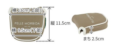 PELLE MORBIDA ペッレモルビダ Golf ゴルフ パターケース マレットタイプ PMO-PG010