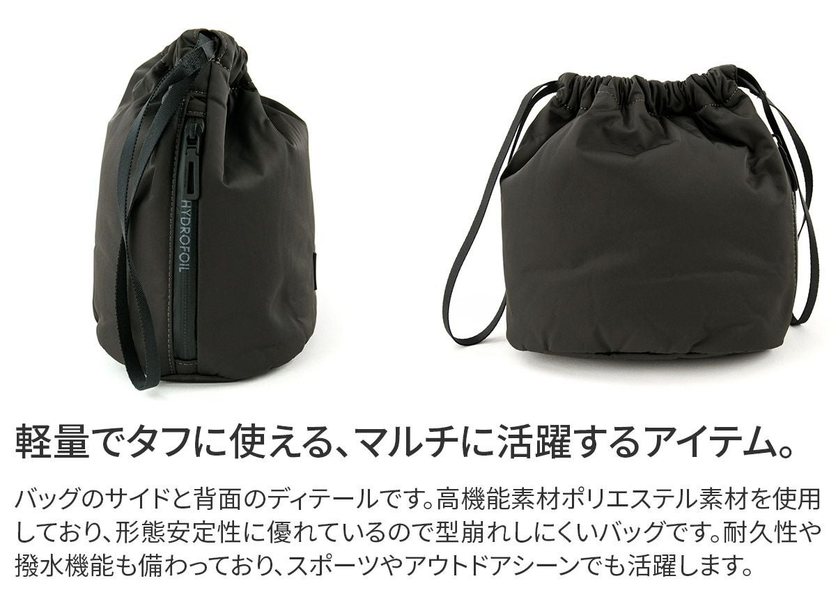 稀少▲PELLE MORBIDA▲HYDROFOIL▲巾着▲美品▲ HYDROFOILシリーズから巾着ポーチが発売開始