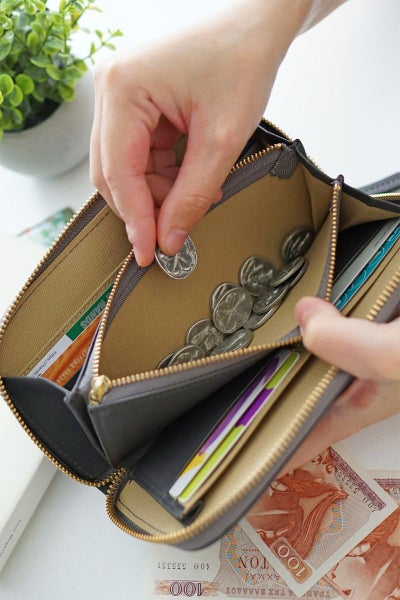 CLEDRAN クレドラン PROCHE プロシェ 小銭入れ付き長財布 ラウンドファスナー式 CR-CL3494