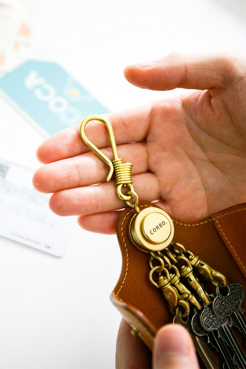 CORBO. コルボ full grain Bridle Leather フルグレイン ブライドルレザー キーケース 1LM-1606