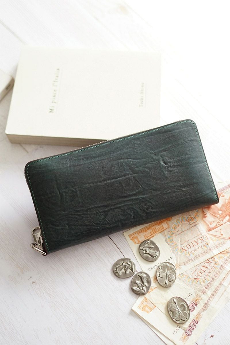 SONNE ゾンネ SCIROCCO シロッコ ラウンドファスナー 小銭入れ付き 長財布 SO-SOD001B