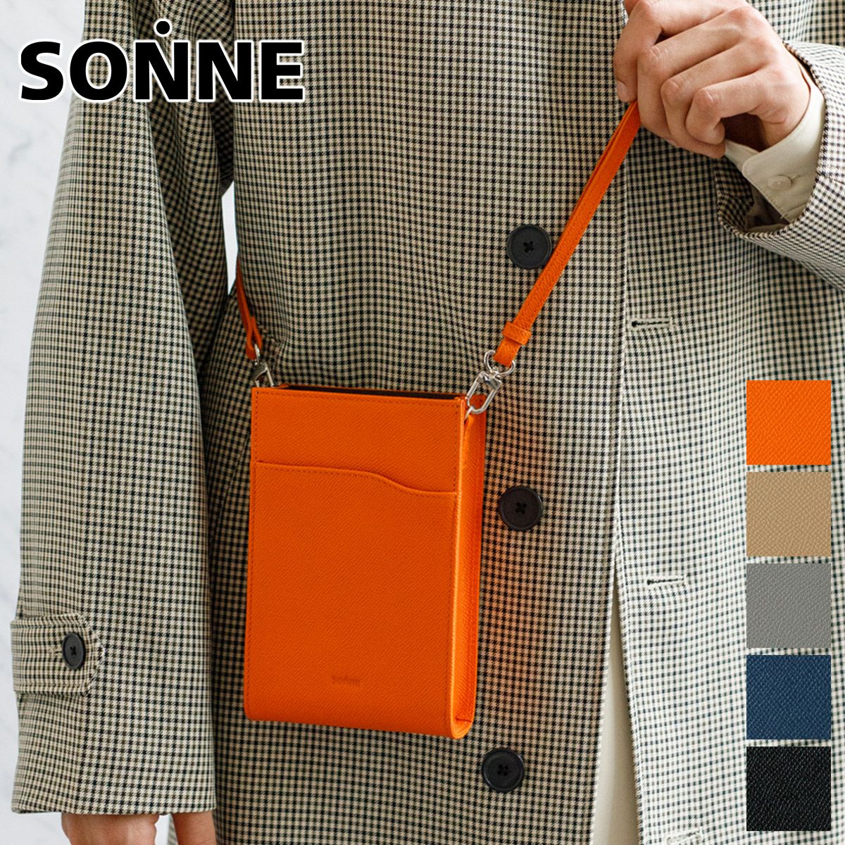 SONNE ゾンネ CLAUDIO クラウディオ スマートフォンショルダーバッグ