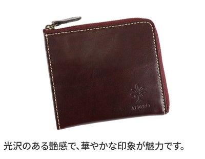 ALBERO アルベロ OLD MADRAS オールドマドラス ミニ財布 L字ファスナー式 6540