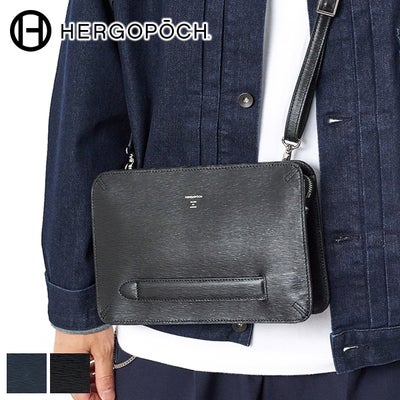 HERGOPOCH エルゴポック 06 Series 06シリーズ ワキシングレザー クラッチショルダーバッグ 06A-CSS