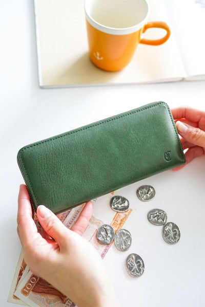 CLEDRAN クレドラン FLAM フラム 小銭入れ付き長財布 ラウンドファスナー式 CR-CL3534