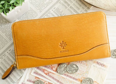 ALBERO アルベロ LASPIGA ラスピーガ 小銭入れ付き長財布 ラウンドファスナー式 4150
