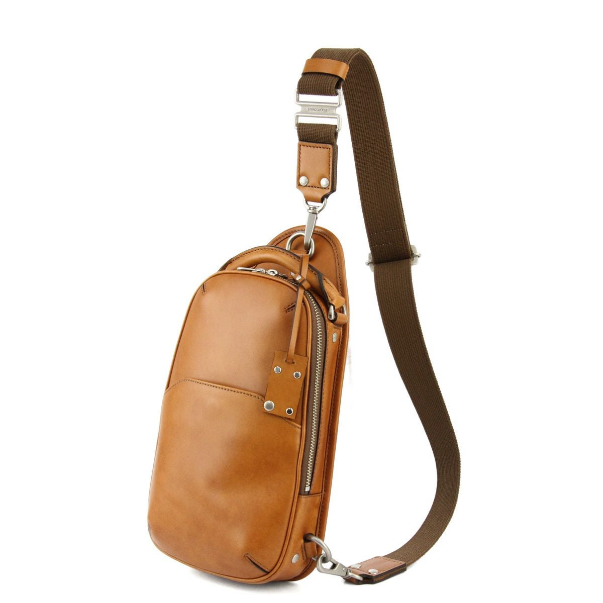 【極美品】HERGOPOCH ボディバッグ 2way ブラウン HERGOPOCH（エルゴポック） 最大42%☆5/11迄 ワンショルダーバッグ