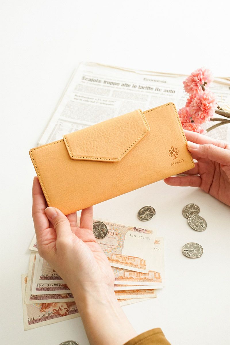 ALBERO アルベロ NATURE ナチュレ 小銭入れ付き長財布 5393