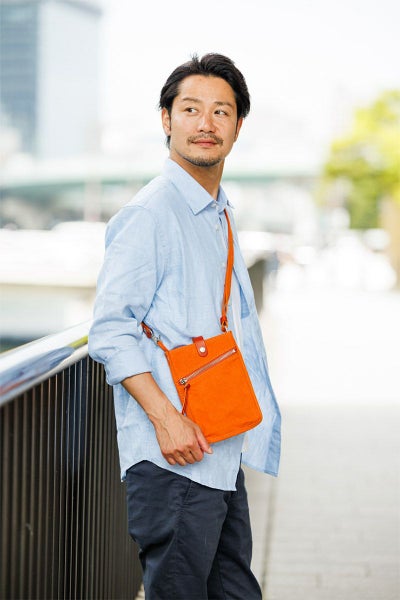 BAGGY PORT バギーポート 10号帆布 カラーバイオ ミニ ショルダーバッグ GRN-1528