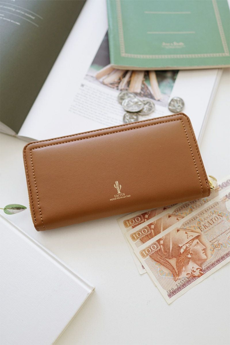 BAGGY'S ANNEX バギーズアネックス CACTUS LEATHER 小銭入れ付き長財布 ラウンドファスナー式 LZKM-390