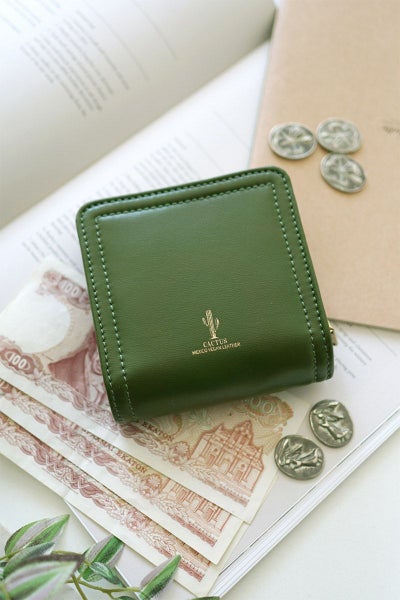 BAGGY'S ANNEX バギーズアネックス CACTUS LEATHER 小銭入れ付き二つ折り財布 LZKM-391