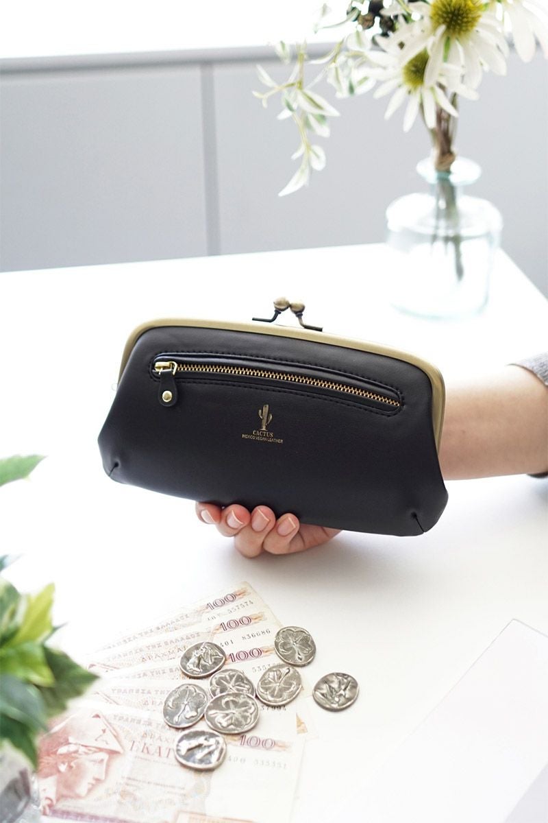 BAGGY'S ANNEX バギーズアネックス CACTUS LEATHER がま口長財布 LZKM