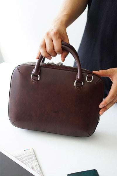 HERGOPOCH エルゴポック 06 Series 06シリーズ ワキシングレザー ミニブリーフケース（ショルダーベルト付属） 06-MIB