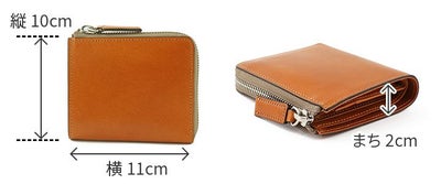 BEAU DESSIN S.A. ボーデッサン タンポナート 小銭入れ付き二つ折り財布 L字ファスナー式 TN2821