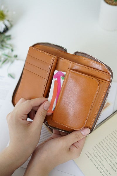 BEAU DESSIN S.A. ボーデッサン タンポナート 小銭入れ付き二つ折り財布 ラウンドファスナー式 TN1431