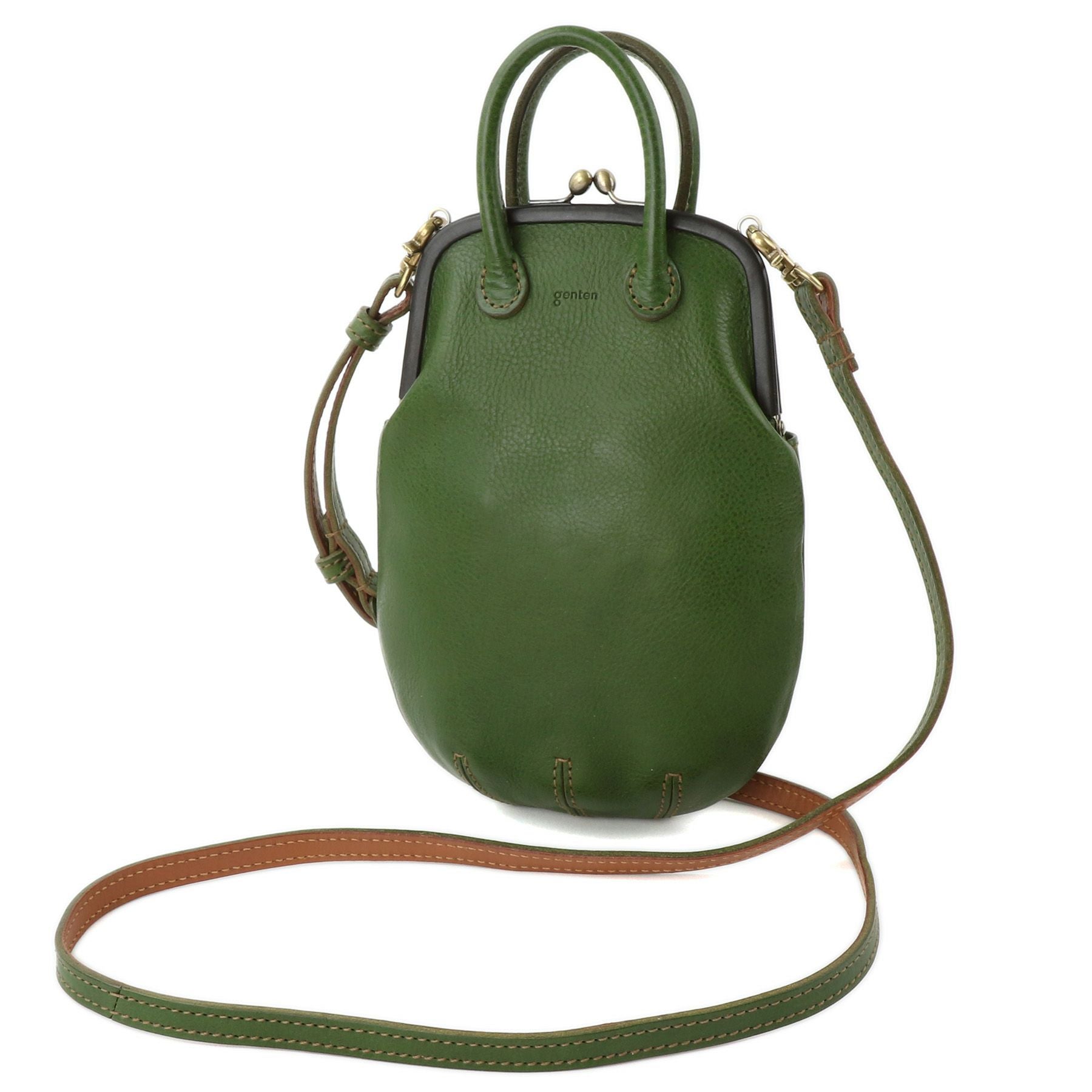 genten ゲンテン Minerva chicco ミネルヴァキッコ がま口ショルダー