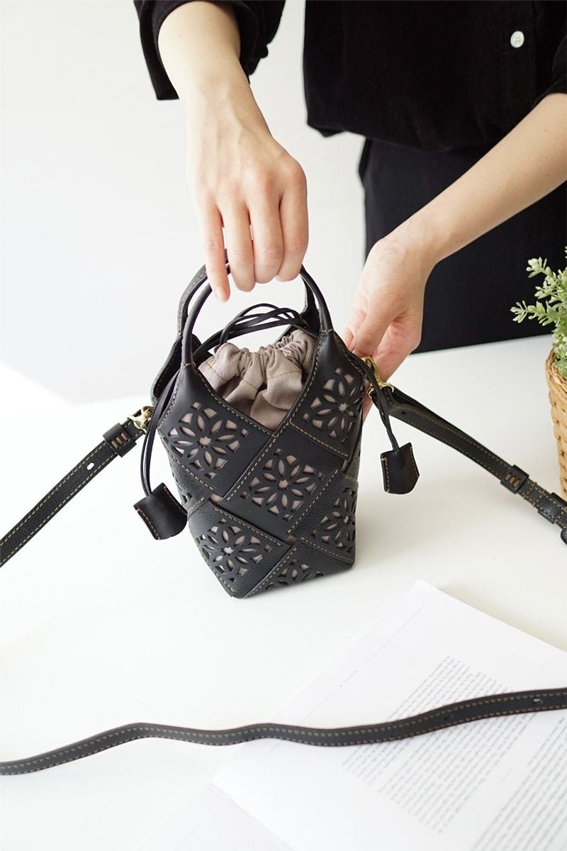 genten ゲンテン サスティナブルカットワーク 2WAYミニショルダー