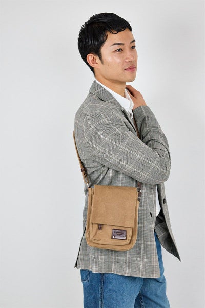BAGGY PORT バギーポート 10号帆布 カラーバイオ ミニショルダーバッグ GRN-1527
