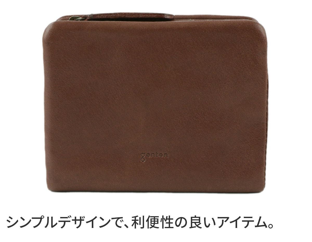 genten ゲンテン G soft2 （Gソフト2） 小銭入れ付き二つ折り財布