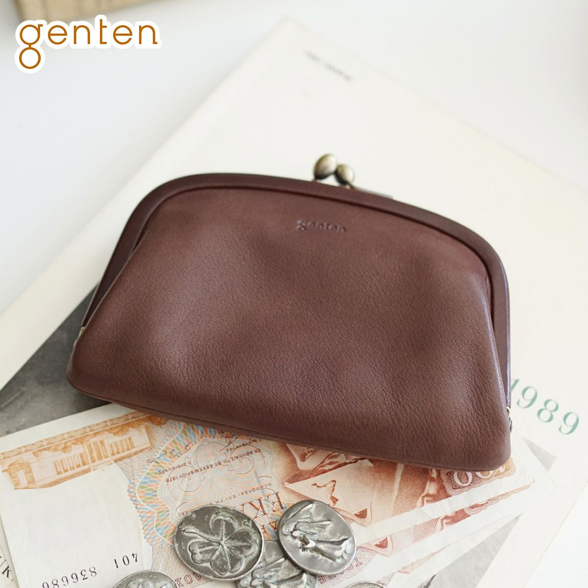 gentenがま口財布　未使用 genten ゲンテン G soft2 （Gソフト2） がま口財布 43287（43283