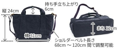 BAGGY'S ANNEX バギーズアネックス 18ozアーミーダックバイオ 2WAYトートバッグ LGRN-4024