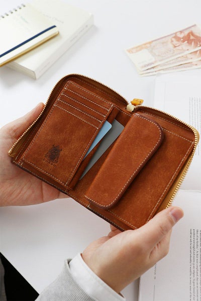 CORBO. コルボ SLATE PUEBLO スレート プエブロ 小銭入れ付き二つ折り財布（L字ファスナー式） 1LN-1710