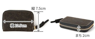 CORBO. コルボ SLATE PUEBLO スレート プエブロ カードコインケース（ラウンドファスナー式 ）1LN-1712