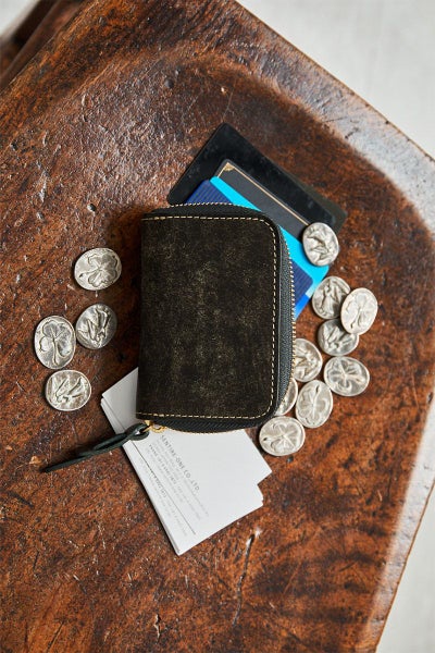 CORBO. コルボ SLATE PUEBLO スレート プエブロ カードコインケース（ラウンドファスナー式 ）1LN-1712