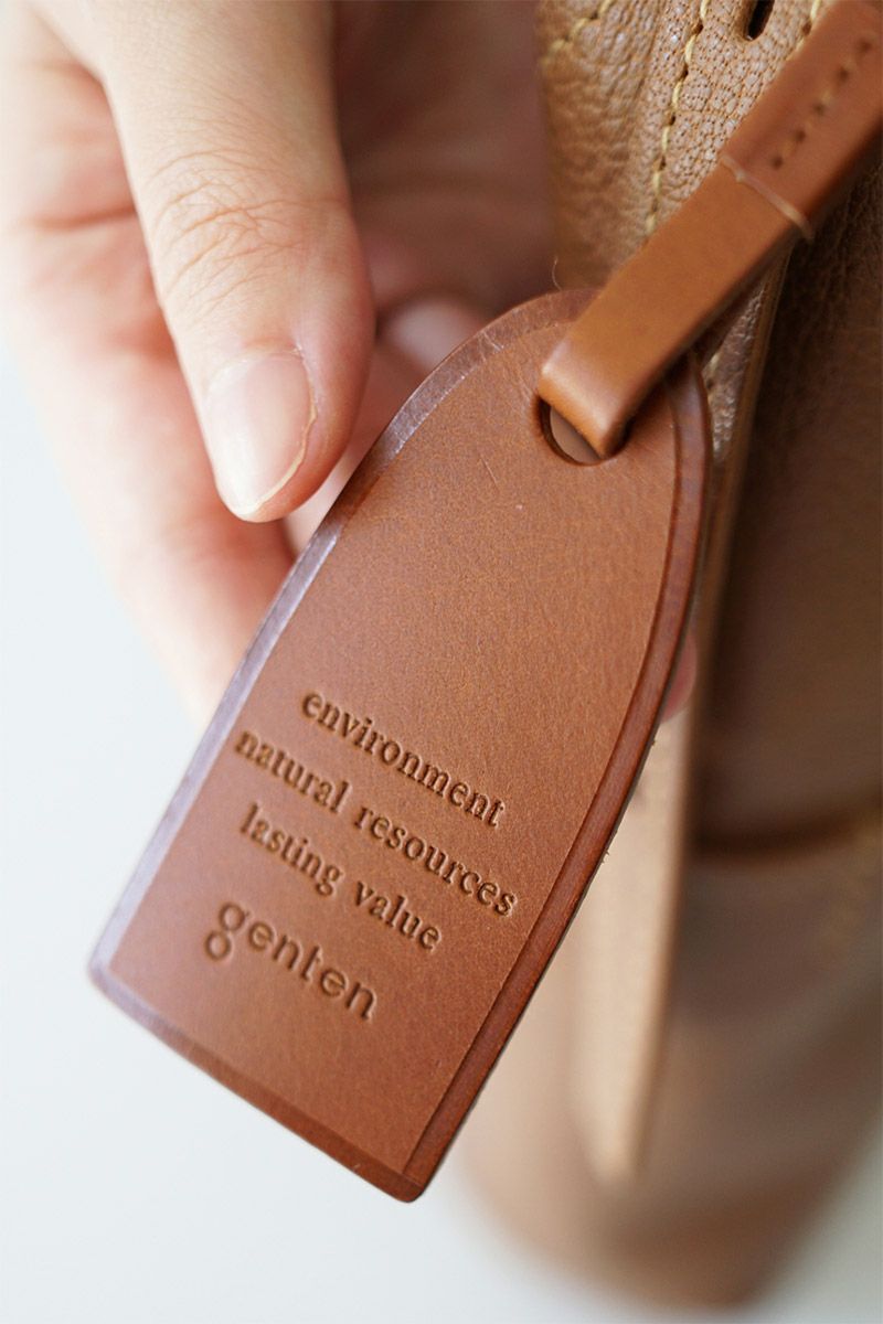 ゲンテン レザー ワンショルダーバッグ 茶色 美品】genten ゲンテン マトォーネ レザー ショルダーバッグ ブラウン