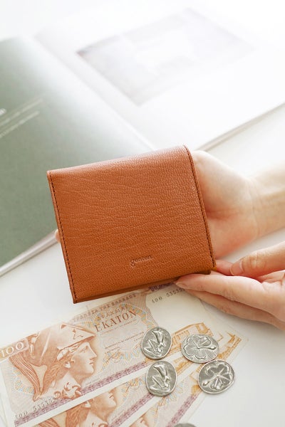 genten ゲンテン GOAT BASIC ゴートベーシック 小銭入れ付き二つ折り財布 44355