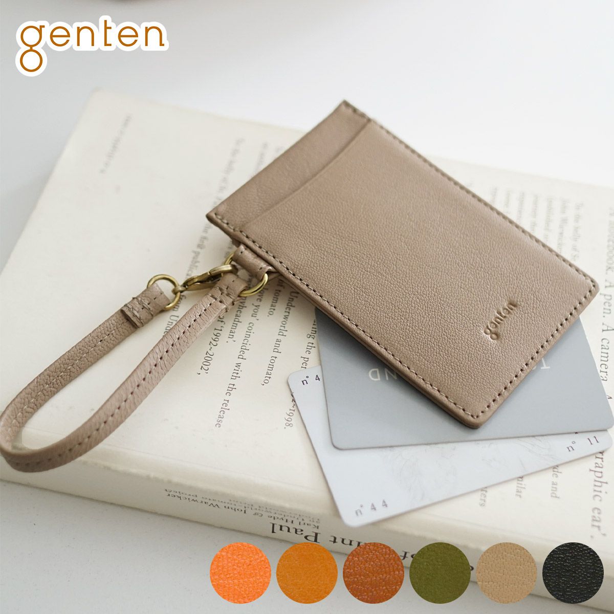 genten ゲンテン パスケース GOAT BASIC ゴートベーシック パスケース 44357