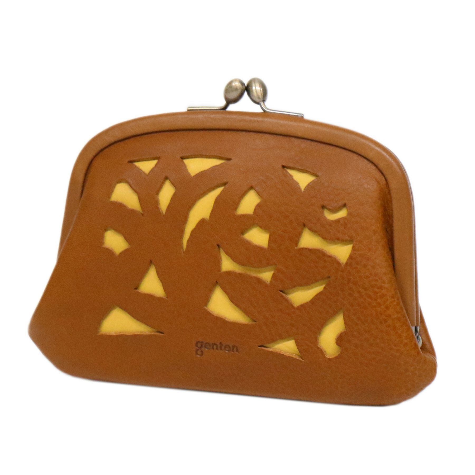 genten ゲンテン Garden cutwork ガーデンカットワーク がま口財布