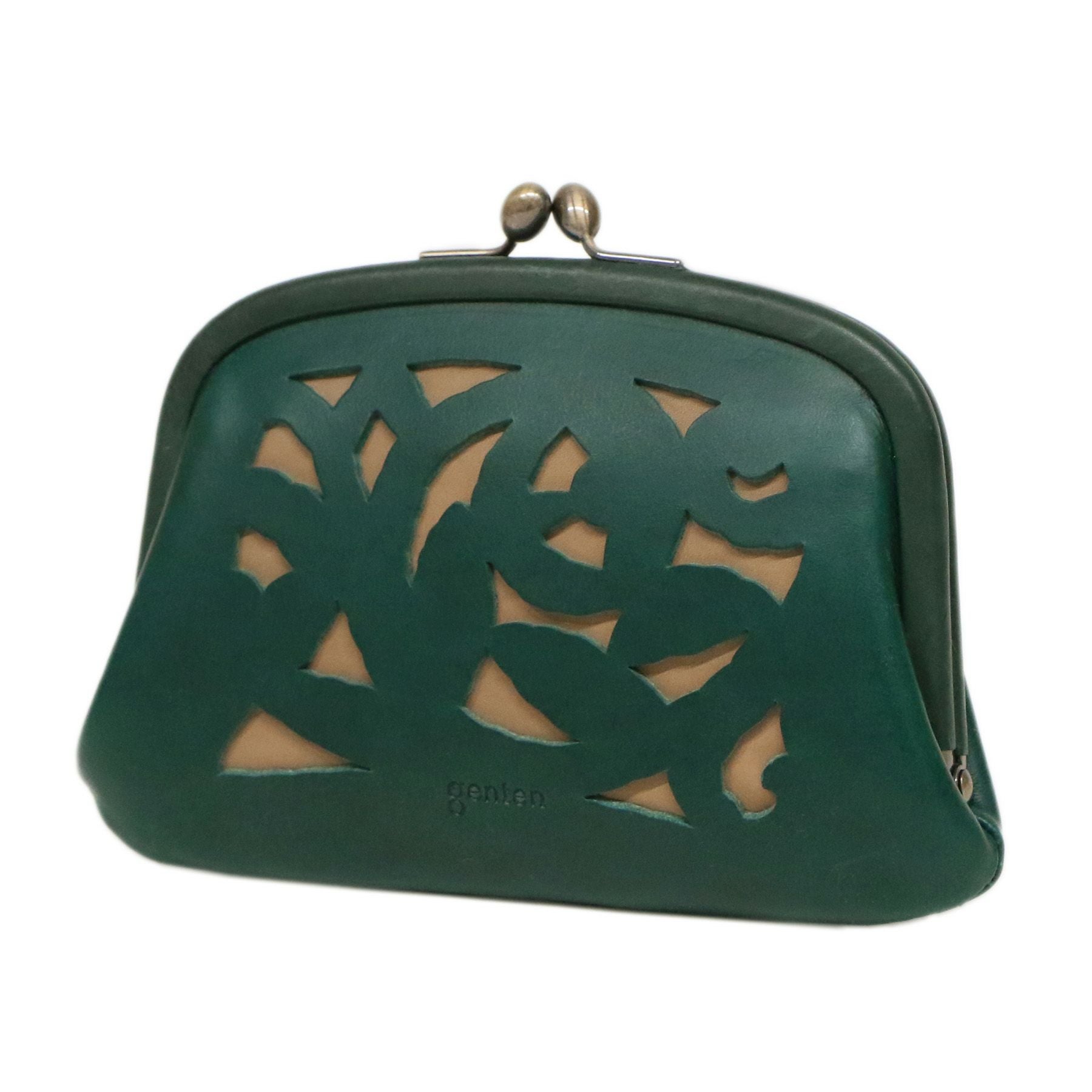 genten ゲンテン Garden cutwork ガーデンカットワーク がま口財布