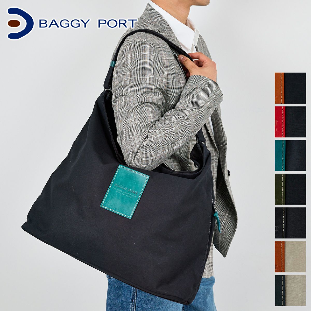 BAGGY PORT バギーポート 10号高密度帆布 BLACK ブラック ワン