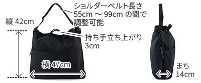 BAGGY PORT バギーポート 10号高密度帆布 BLACK ブラック ワンショルダーバッグ YNM-427