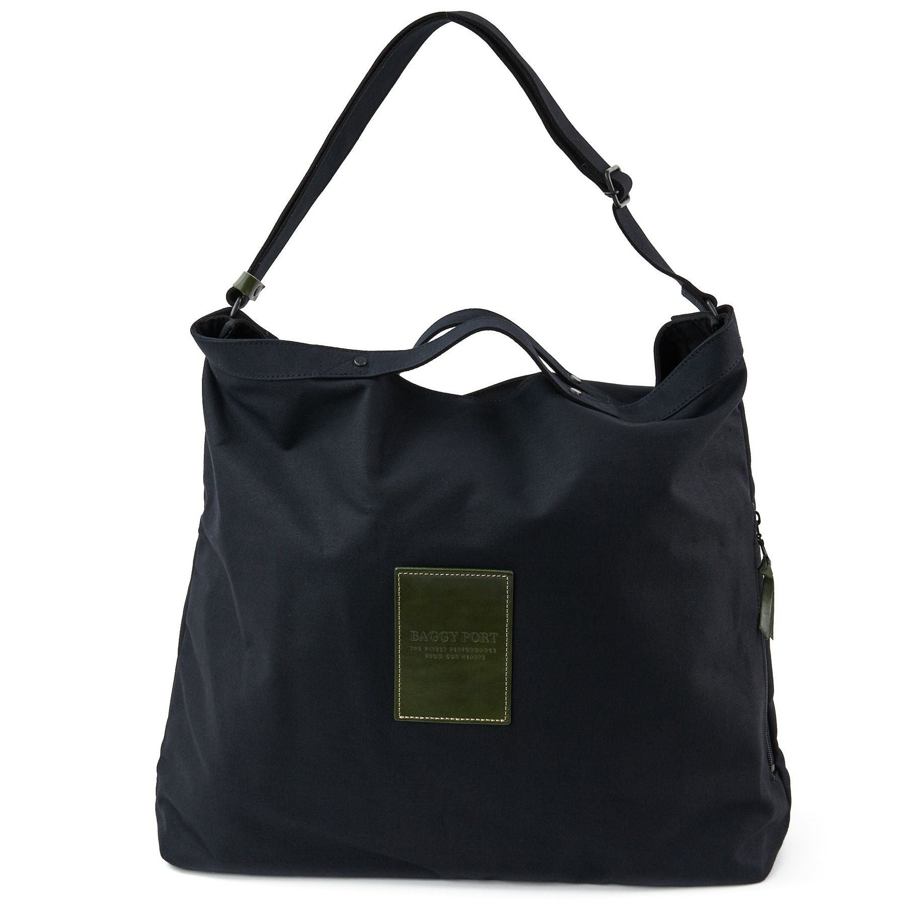BAGGY PORT バギーポート 10号高密度帆布 BLACK ブラック ワン