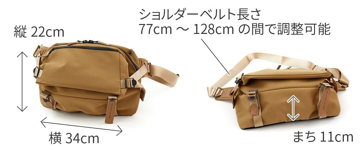 BAGGY PORT バギーポート ミノテックレイヤー ボディバッグ YNM-5601