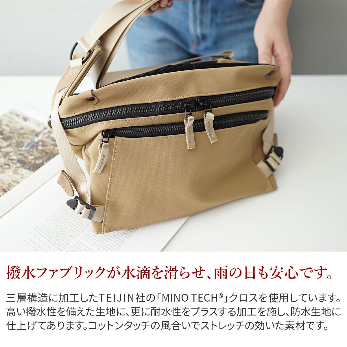 BAGGY PORT バギーポート ミノテックレイヤー ボディバッグ YNM-5601