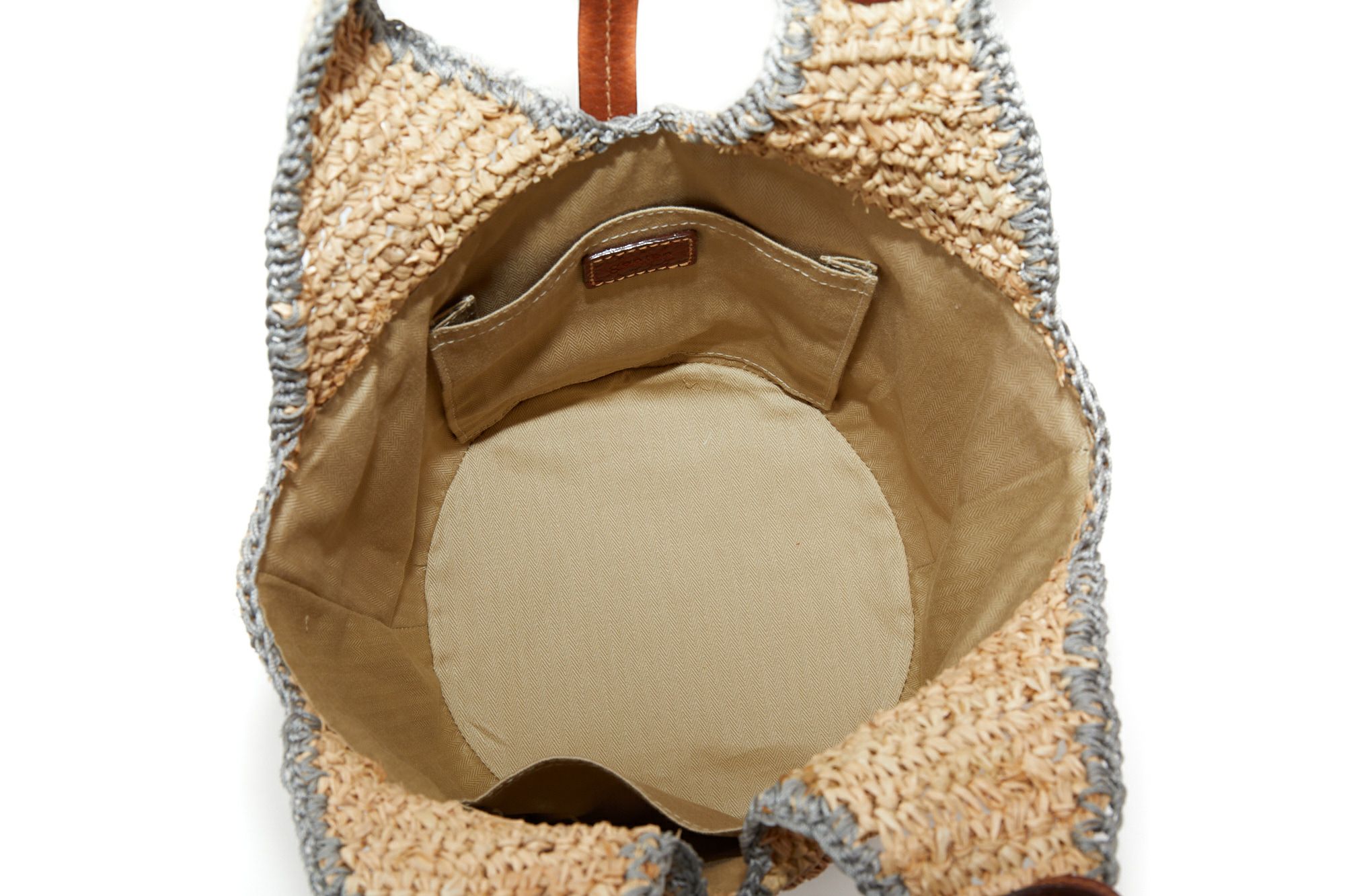 genten ゲンテン Crochet raffia クロシェットラフィア トートバッグ
