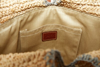 genten ゲンテン Crochet raffia クロシェットラフィア トートバッグ（小） 43926