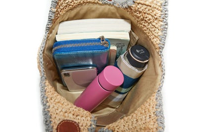 genten ゲンテン Crochet raffia クロシェットラフィア トートバッグ（小） 43926