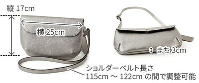 BEAU DESSIN S.A. ボーデッサン キップメタリック ミニショルダーバッグ KM2997