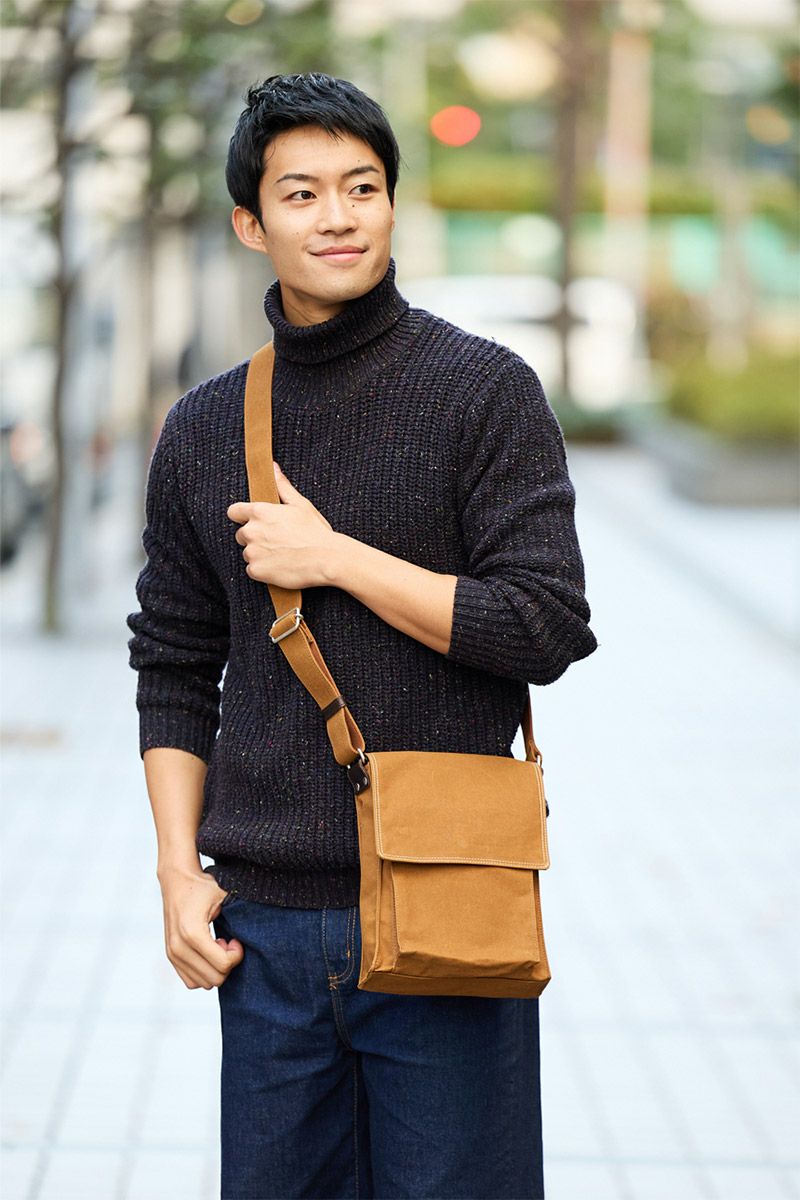 BAGGY PORT バギーポート シェルターダック 縦型 ショルダーバッグ INS