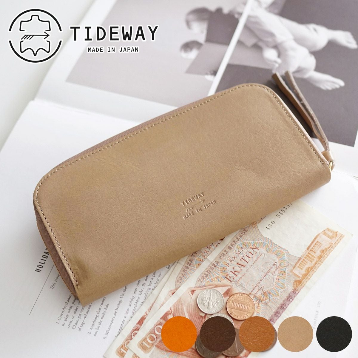 TIDEWAY財布 TIDEWAY / タイドウェイ OIL CORDVAN MIDDLE WALLET,ブランド,TIDEWAY
