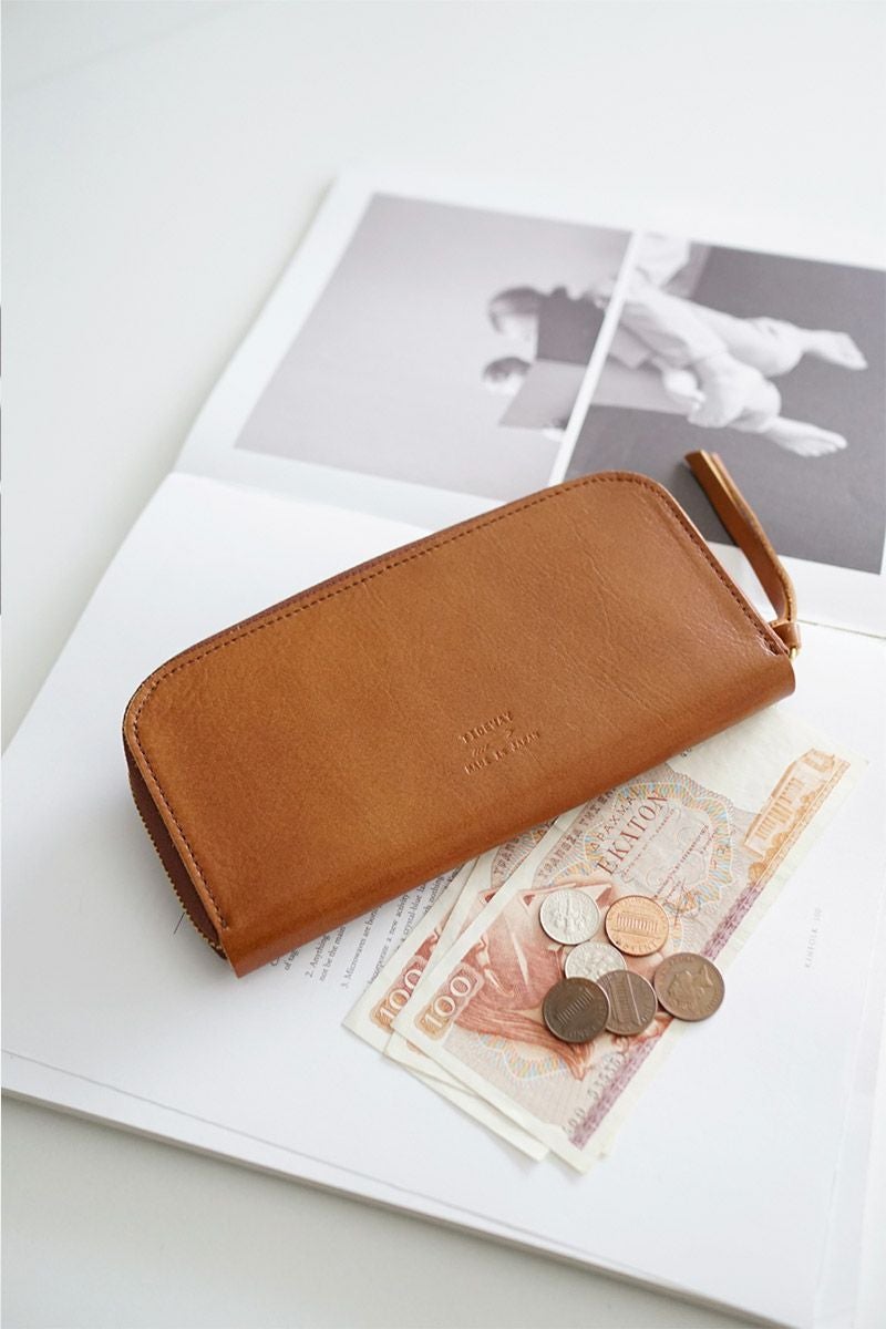 TIDEWAY タイドウェイ LIGHT LEATHER ライトレザー ROUND WALLET L